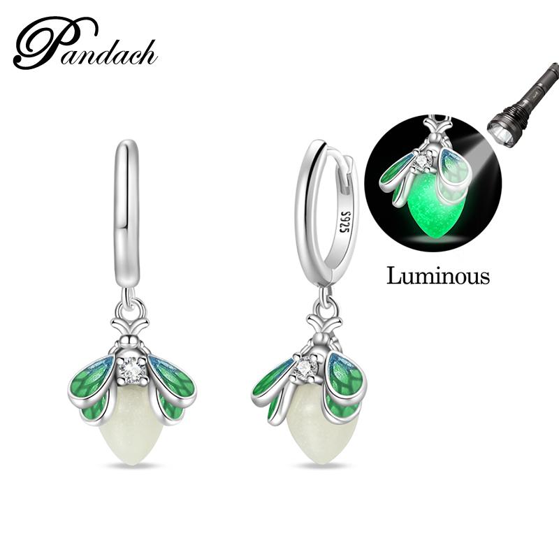 Brincos Exquisitos de Abelha, Borboleta e Joaninha em Prata de Lei 925 Para Mulheres Românticos Brincos em Forma de Coração Rosa Joias para Festa de Casamento