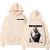 France Rapper Booba Nero Nemesis Hoodies Men's Clothing Retro Fashion Hip Hop Long Sleeves Hooded Sweatshirts Oversized Pullover