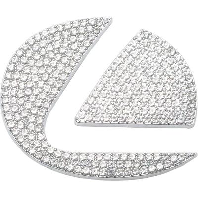 Bling DIY Diamantové doplňky do auta pro ženy Kompatibilní s Lexus, Kamínkové logo auta Bling Nálepky na auto DIY Třpytivé obtisky pro automobilový průmysl