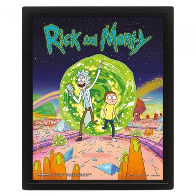 Portal 3D Framed Poster