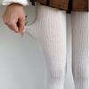 Collant a Righe Lavorati a Maglia per Ragazze Donna 2025 Autunno Inverno Base Casual Streetwear Collant Nuovi Collant per Donna