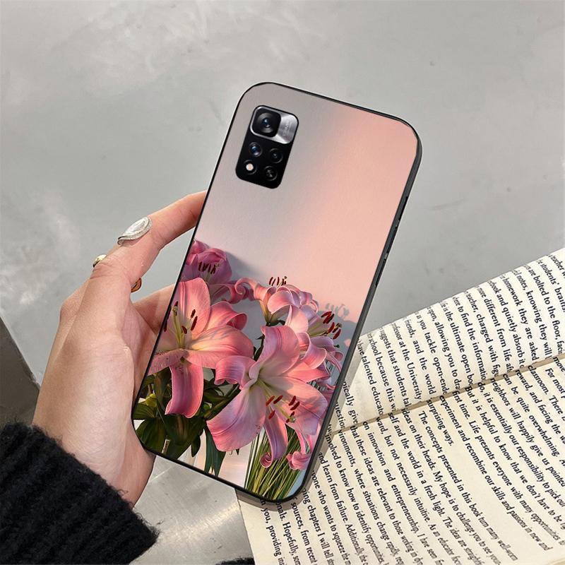 Phone Case For Xiaomi Poco C71 15T 14T Pro Redmi Note 15 14 14 13 Pro Redmi A5 15C 13C Oil Painting Lily Flower