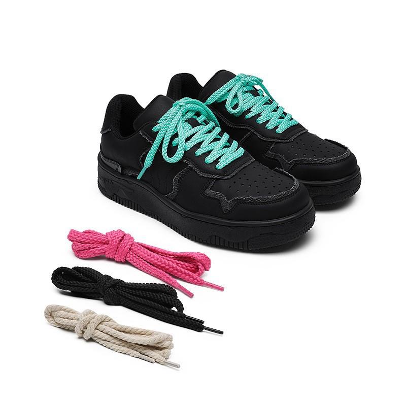 

2025 autumn and winter new Darth Vader solid color low-top sports skateboard shoes casual shoes couple thick-soled heightening board shoes 44