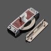 Sliding Door Lock with Key Zinc Alloy Locking Push-pull Locks Single Side Sliding Door Hook Cam Latch Safety Lock Hardware Tool