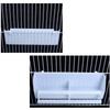 2PCS Plastic Bird Feeding Bowl Double Bird Cage Water Food Feeder Caged Plate Bird Feeder Water