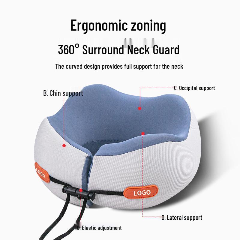 Summer Cooling U-Shaped Memory Foam Neck Pillow