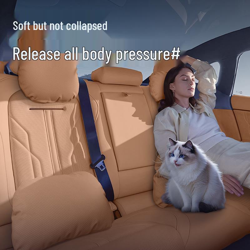 Geely Galaxy A7 Interior Accessories: Headrest, Lumbar Support, Neck Pillow, Neck and Waist Protection
