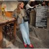 Spring Chic Leopard Print Hollow Out Shirt Women Fashion Loose O Neck Short Sleeve Tops  Lady Elegant Office High Streetwear