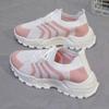Spring/Summer Women's Fly Weaving Mesh Sports Shoes Thick Soled Lightweight Casual Shoes Running Shoes Student Shoes