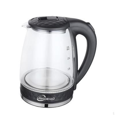 Elektrischer Wasserkocher 2L Glas Tee Wasser für Küche Home Office