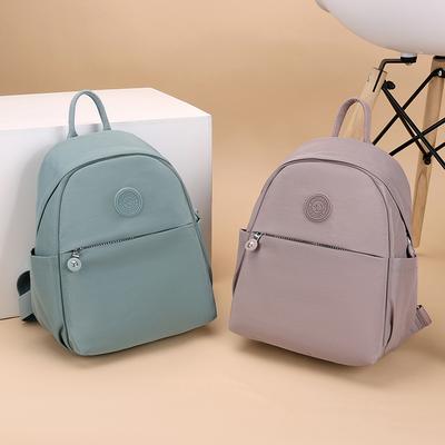 Outdoor Travel Backpack Solid Color Middle-aged Mother Backpack Women's Backpack