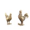 Creative Brass Chicken Home Living Room Desktop Tea Pet Ornament