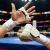 1 Pair Half Finger Boxing Gloves Training Palm Opening Adjustable Closure Polyester Material