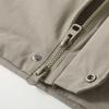 Men Plus Size Hooded Windbreaker Detachable Hood Casual Outdoor Jacket