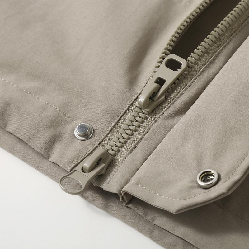 Men Plus Size Hooded Windbreaker Detachable Hood Casual Outdoor Jacket