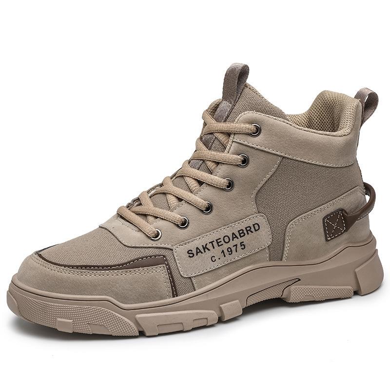 

New Martin boots retro platform mid-top men s boots men s shoes British style shoes handsome 44