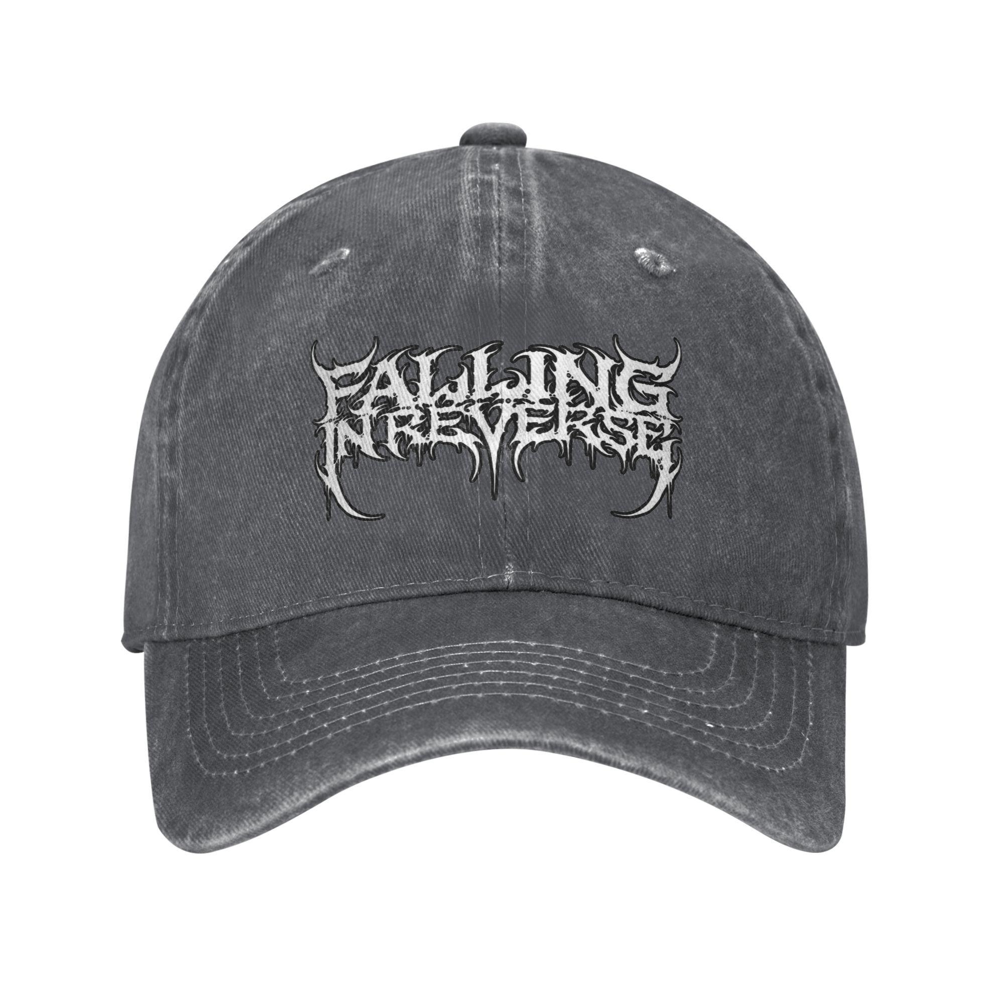 Falling In Reverse Heavy Metal Band Baseballkappe Outfits Für Unisex Pop Punk Verstellbare Trucker Hüte Adjustable dunkelgraue