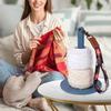 Yousheng Tragbarer Handgelenk-Garnhalter mit Lanyard Häkelgarn-Kugelhalter Spinner Organizer Spender Strick-Häkelzubehör
