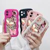 Mobile Phone Cases for iPhone 11 13 XR 15 Pro Max 12 14 Pro Max Case iPhone 16 7 Plus 8 Plus XS Max Big Wave Solid Color Cartoon Anti-drop Waterproof