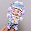 [Doll Clothes Only] Labubu Doll Clothes Fashionable and Cute Rainbow Plaid Shirt Set