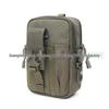 Camouflage Tactical Waist Pack for Phone and Coins - Military Style Hanging Bag