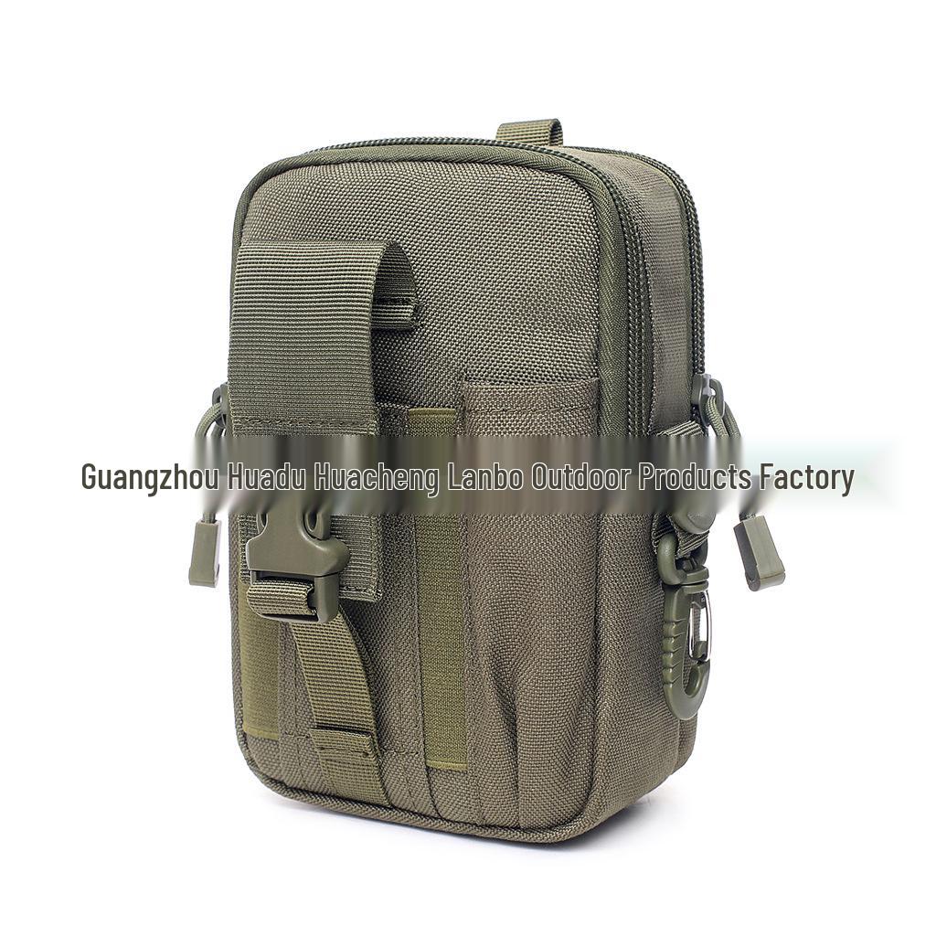 Camouflage Tactical Waist Pack for Phone and Coins - Military Style Hanging Bag