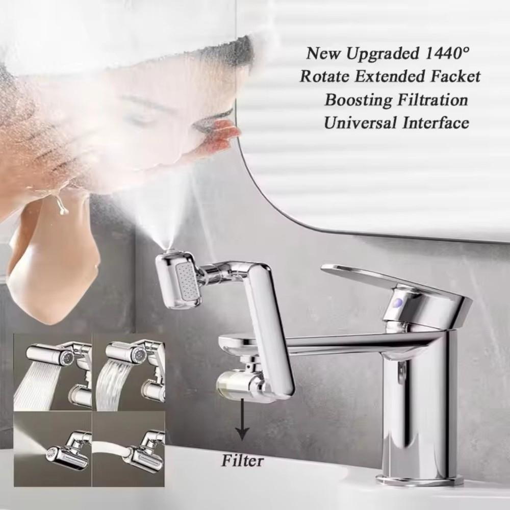 Water Saving Kitchen Faucet 1440° Rotate Bathroom Tap New Faucet Extender  Kitchen