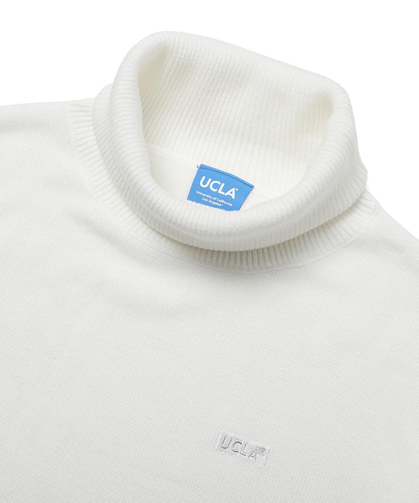 UCLA Basic Logo Turtleneck Sweater [Ivory](Uyalk12_22)