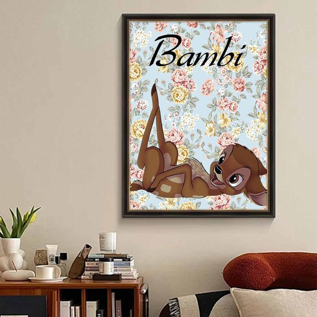 5D Diy Diamond Painting Bambi The Fawn Full Drill Rhinestones Mosaic Embroidery Handmade Products Home Decor Gift