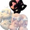 Cute Warm Plush Thickened Gloves Winter Ski Riding Windproof and Cold Cartoon Neck Five-finger Gloves