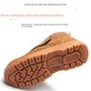 Steel Bag Head Anti-smashing and Anti-puncture Work Shoes Breathable High-top Anti-velvet Protective Labor Insurance Shoes