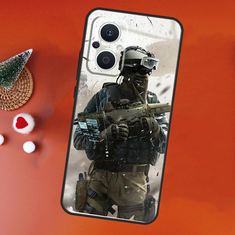 Taktisches Swat Gear Muster Hülle Für OPPO Find X9 X5 X6 X8 Pro OPPO Reno 14F 13F 12F 11F 10 12 13 14 Pro 7 8 Lite Abdeckung