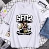 Funny Cartoons T Shirt Men  Classic Black T-shirt Summer short sleeve Cotton Men Clothing Oversized Y2K Streetwear Fashion Top