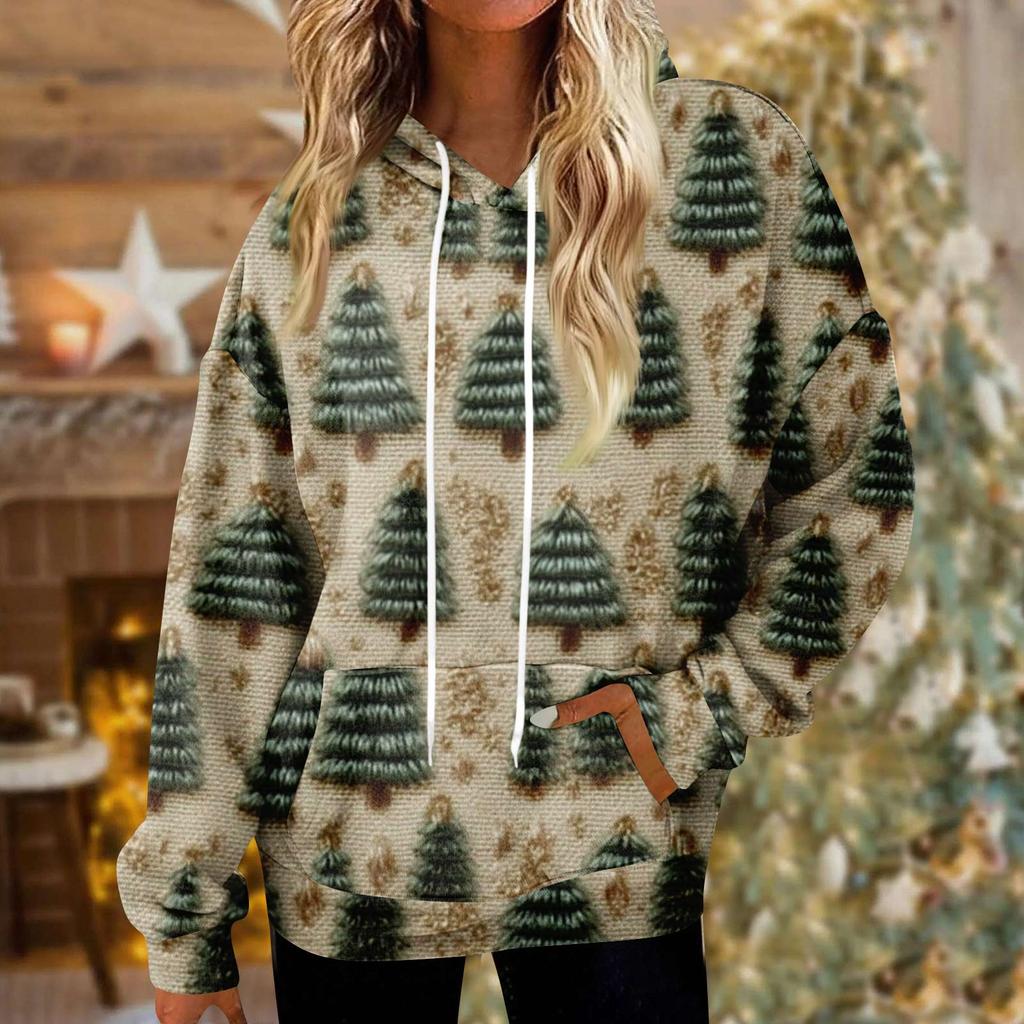 Dámské mikiny Oversized Zimní Plyšové Roztomilé Mikiny Pulovr Trendy Podzimní Zimní Oblečení