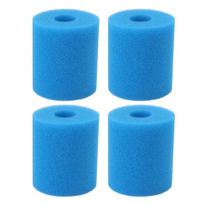 4PCS Pool Filter Schwamm Wiederverwendbare Waschbar TYP H Schwimmen Pool Filter Schaum für Pool