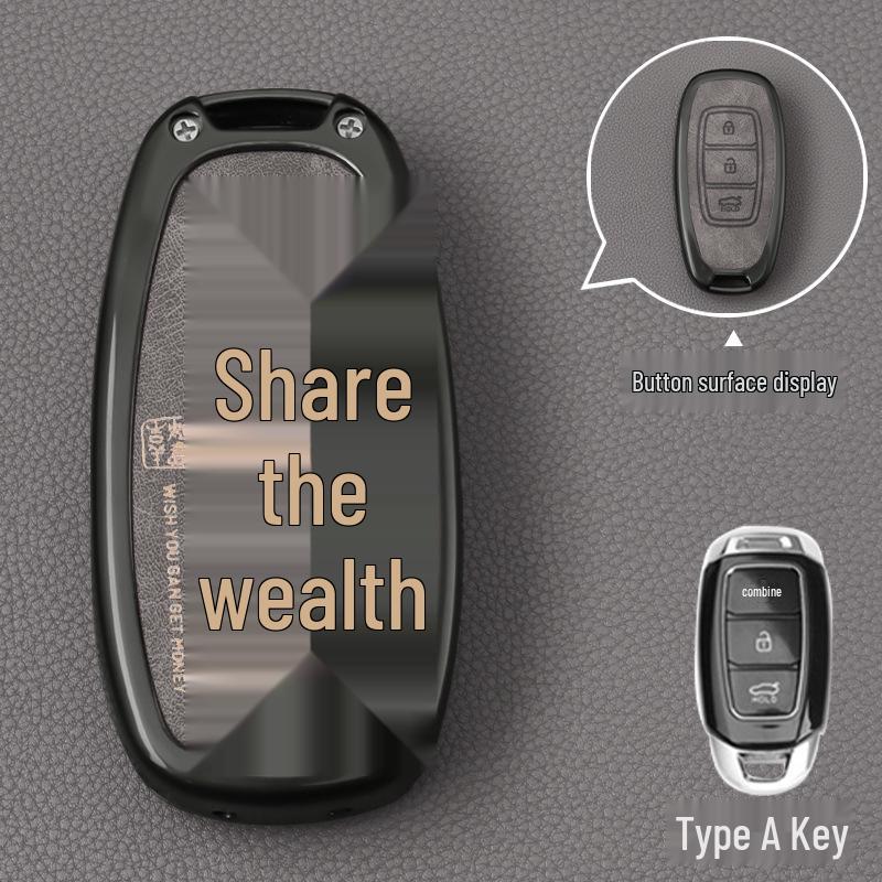 Compatible Key Cover for Beijing Hyundai: ix35, Langdong Elantra, Mingtu, Yue Dong, Ruina, Yueliang, Festa, Shengda