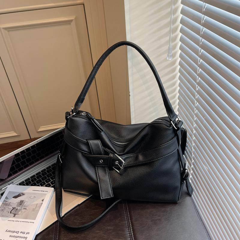 Retro Large-capacity Bag Women's New Autumn Versatile Messenger Bag Going Out To Work Shoulder Tote Bag