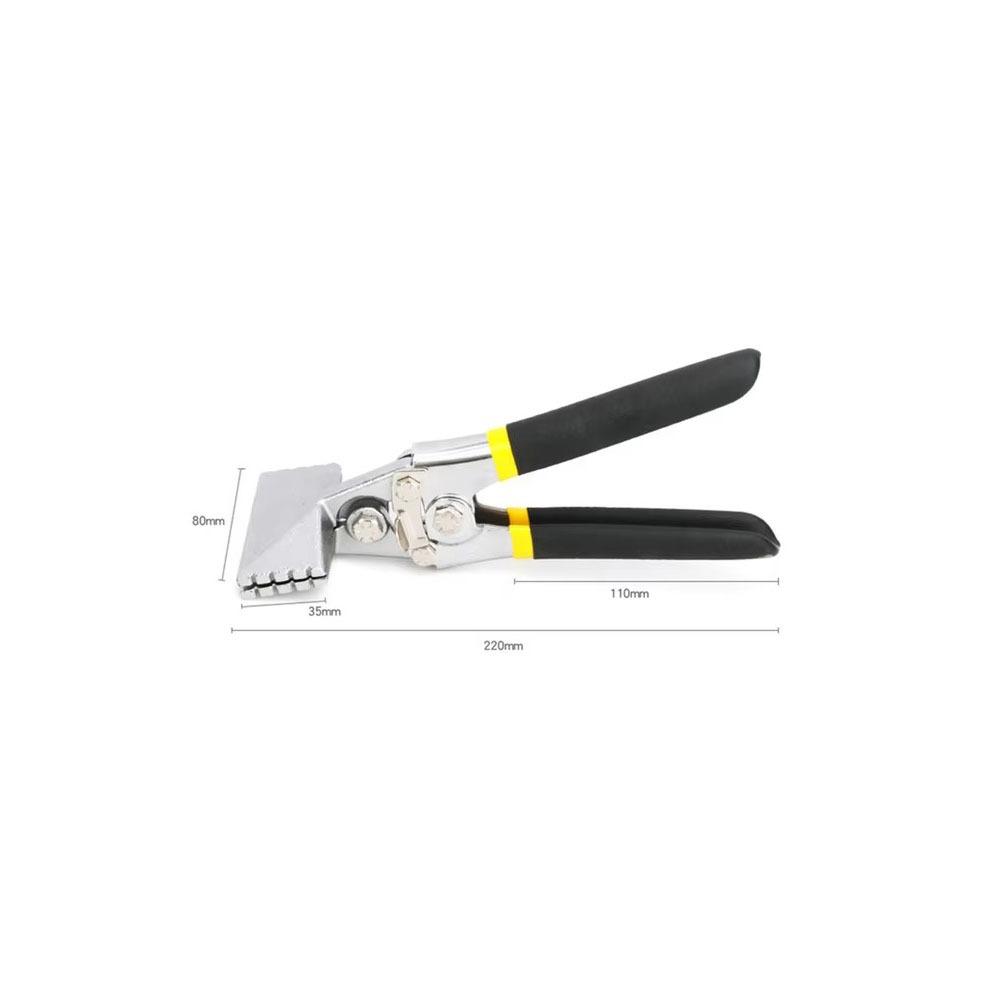 

Elbow 80mm Hand Seamer Multifunctional Welding Clamps High Quality Sheet Metal Bending Pliers 80mm Straight