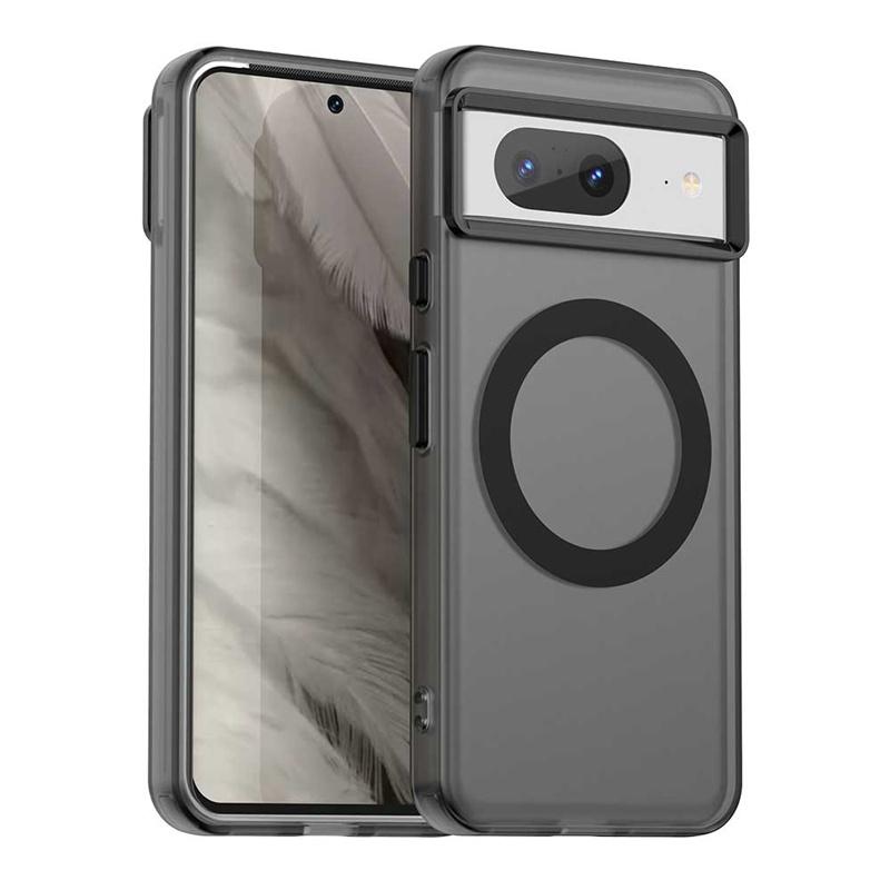 Per Google Pixel 8 Custodia Magsafe Ricarica Wireless Cover Google Pixel 8 Custodia Antiurto Opaca TPU Paraurti per Telefono Per Google Pixel 8