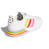 Adidas ZX 1K Boost Pride Baskets Unisexe Blanc Blanc Nuage Blanc Cassé GW2418