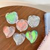 Creative Heart Laser Phone Grip: Japanese-Korean Style Airbag Holder with Telescopic Ring