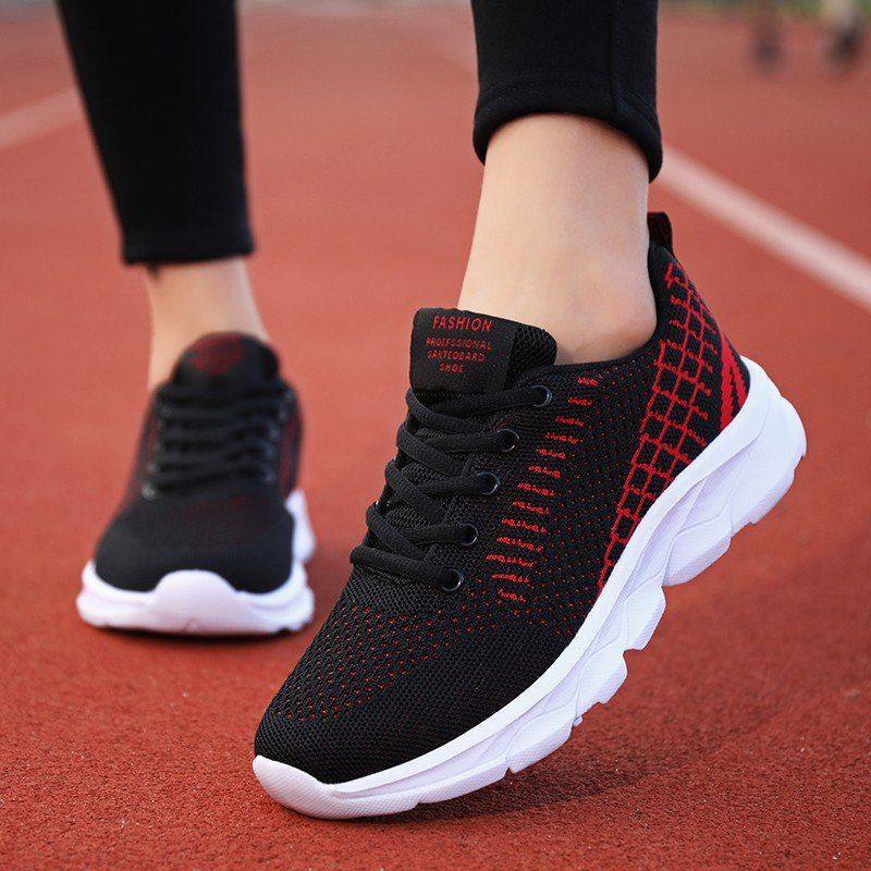 Winter Brand Sports Shoes Running Shoes Mesh Lightweight Travel Shoes Student Soft Sole Non-slip Casual Shoes