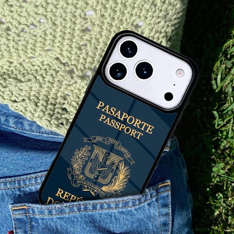 Dominican Vintage Republic Flag Soft Phone Case Cover Compatible with for IPhone 17air 16e 15 14 13 12 11Pro Max 17 Air