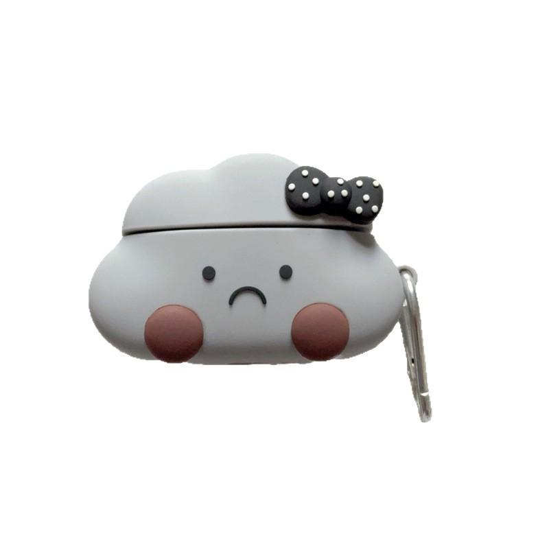 Stereo dark cloud for AirPods 1 apple bluetooth wireless headset case 1/1/1 generation pro1 silicone