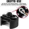 Professional Durable Universal Adjustable Oil Filter Wrench Two-Jaws 60-80mm Range Filter Remover Tool For Auto Maintenance