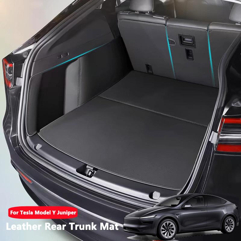 Per Tesla Model Y Juniper Tappetino Bagagliaio Copertura Totale Bagagliaio Protezioni Entrambi i Lati Tappetino Protettivo Schienale Sedile Rivestimento Carico Tappetino Anti Sporco