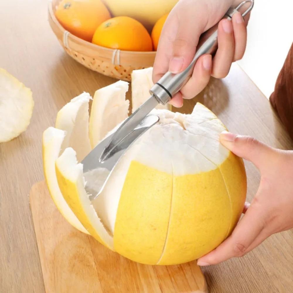 

Stainless Steel Pomelo Opener Unbreakable Orange Peeler Household Grapefruit Opener Pitaya S