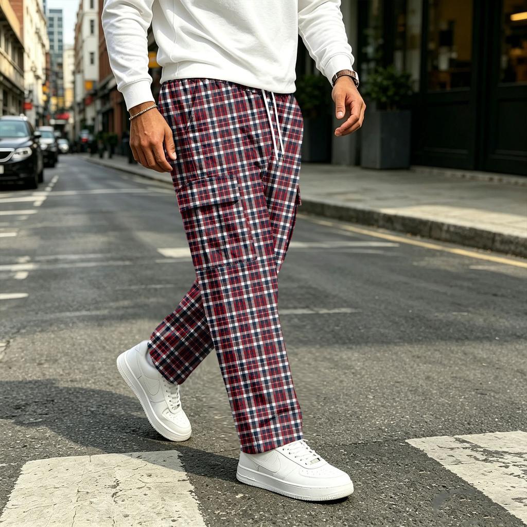 Men's Straight Leg Drawstring Joggers Sweatpants for Casual Commute Everyday Wear