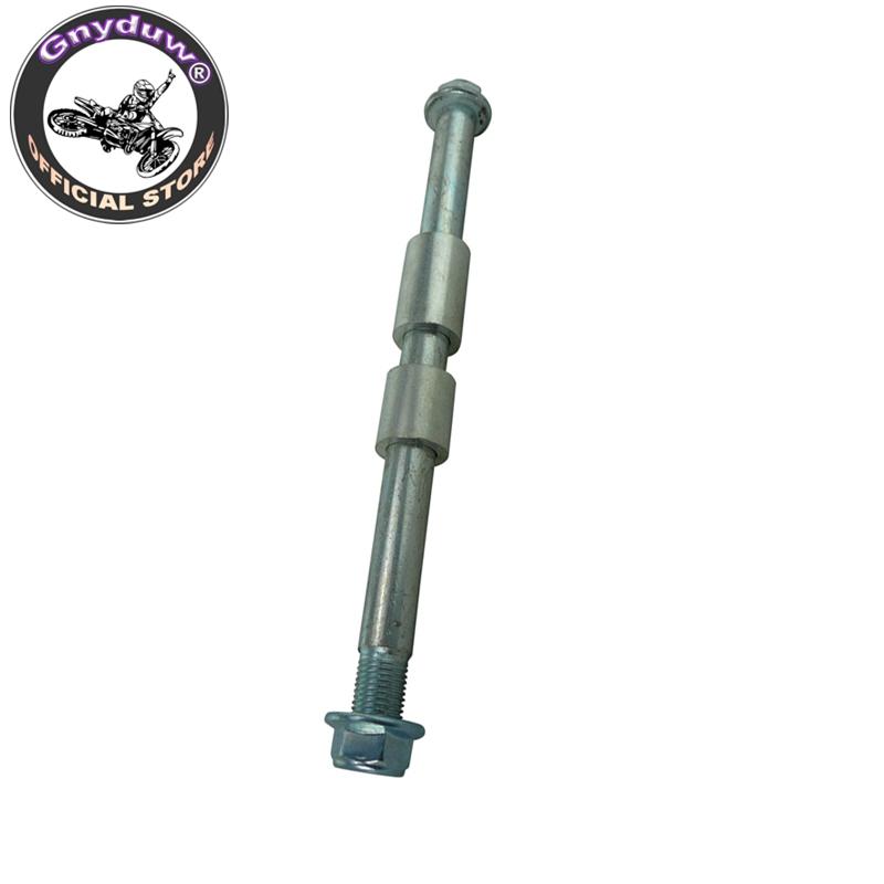 Gnyduw 15mm Drilled Rear Wheel Axle For Chinese Pit Dirt Bike Motor Parts
