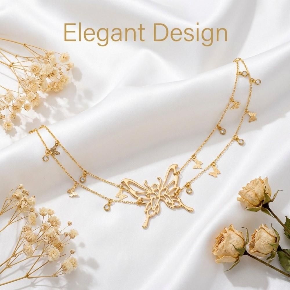 Hollow Butterfly Belly Chain Tassel Women's Belt Beach Accessories Waist Belt